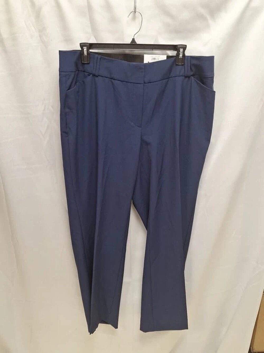 INC Women's Navy Blue Dress Pants Size 20W ORG $69.50 RackD22 NWT